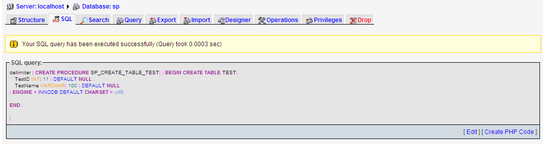 How to write stored procedure in mysql